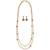 The Metropolitan Museum of Art Jewelry Sets*Algerian Cluster Double-Strand Station Necklace And Drop Earrings Set