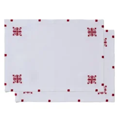 The Metropolitan Museum of Art Tableware*Alnour Moroccan Motif Embroidered Placemat Set