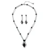 The Metropolitan Museum of Art Jewelry Sets*American Deco Pendant Necklace And Long Pendant Earrings Set