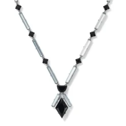 The Metropolitan Museum of Art Jewelry Sets*American Deco Pendant Necklace And Long Pendant Earrings Set