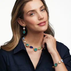The Metropolitan Museum of Art Necklaces*Ancient Mixed Motifs Glass Statement Necklace
