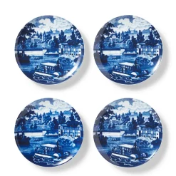 The Metropolitan Museum of Art Tableware*Blue & White American River View Salad Plate Set