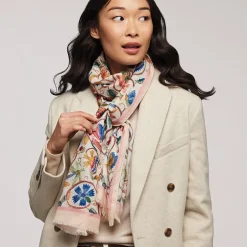The Metropolitan Museum of Art Scarves & Wraps*British Flowering Vines Embroidered Oblong Scarf