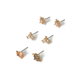 The Metropolitan Museum of Art Earrings*British Tree Of Life Fruit, Insects, And Stars Stud Earring Set