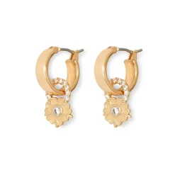 The Metropolitan Museum of Art Earrings*British Tree Of Life Small Hoop Earrings With Charms