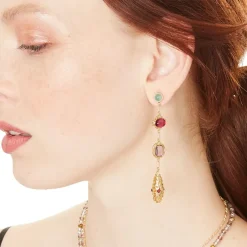 The Metropolitan Museum of Art Earrings*Cascading Gems Drop Earrings