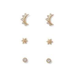The Metropolitan Museum of Art Earrings*Celestial Symbols Stud Earrings Set