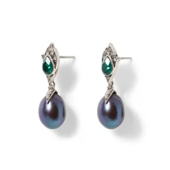 The Metropolitan Museum of Art Earrings*Chelsea Peacock Pearl Drop Earrings