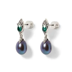 The Metropolitan Museum of Art Jewelry Sets*Chelsea Peacock Pearl Necklace And Drop Earrings Set