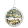 The Metropolitan Museum of Art Ornaments*Currier & Ives Central Park In Winter Glitter And Glass Disc Ornament