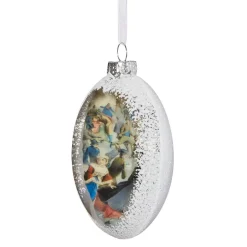 The Metropolitan Museum of Art Ornaments*Currier & Ives Snowscapes Glass Disc Ornament Set