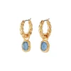 The Metropolitan Museum of Art Earrings*Cypriot Twist Hoop Earrings With Removable Charms