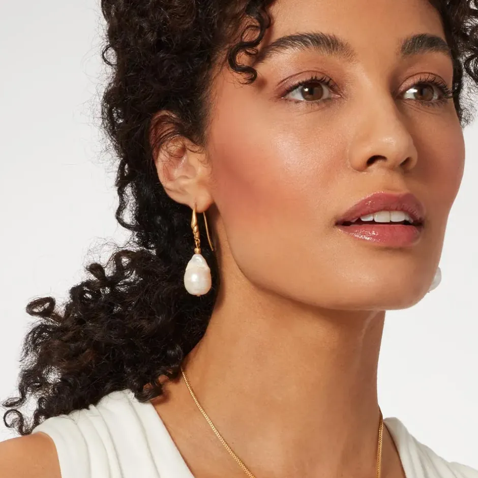 The Metropolitan Museum of Art Earrings*Cypriot Twist Pearl Drop Earrings