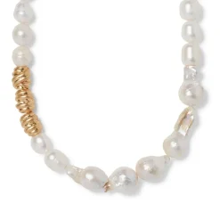 The Metropolitan Museum of Art Jewelry Sets*Cypriot Twist Pearl Necklace And Triple-Hoop Earrings Set