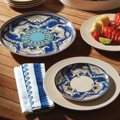 The Metropolitan Museum of Art Tableware*De Morgan Stylized Dragons Serving Plate