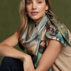 The Metropolitan Museum of Art Scarves & Wraps*Degas Impressions Double-Sided Square Silk Scarf