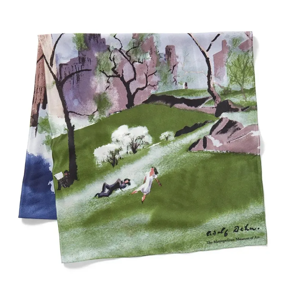 The Metropolitan Museum of Art Scarves & Wraps*Dehn Spring In Central Park Square Silk Scarf