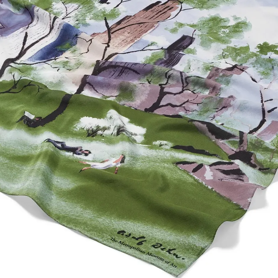 The Metropolitan Museum of Art Scarves & Wraps*Dehn Spring In Central Park Square Silk Scarf