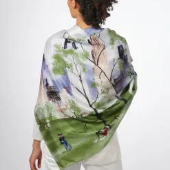 The Metropolitan Museum of Art Scarves & Wraps*Dehn Spring In Central Park Square Silk Scarf