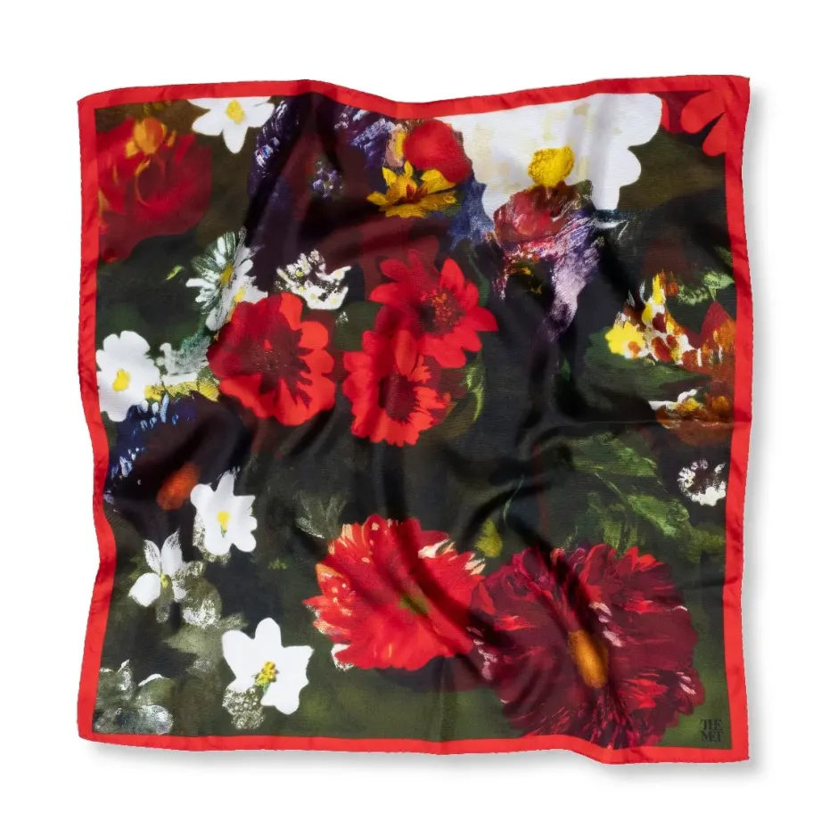 The Metropolitan Museum of Art Scarves & Wraps*Delacroix Basket Of Flowers Neckerchief