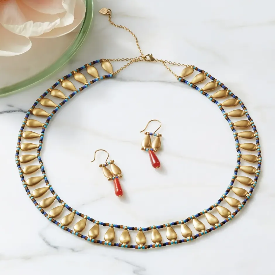 The Metropolitan Museum of Art Necklaces*Egyptian Fringe Collar Necklace