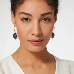 The Metropolitan Museum of Art Earrings*Egyptian Hathor Lapis Drop Earrings