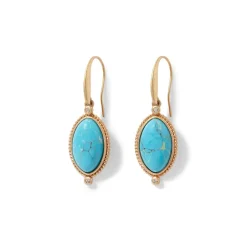 The Metropolitan Museum of Art Earrings*Egyptian Hathor Turquoise Drop Earrings