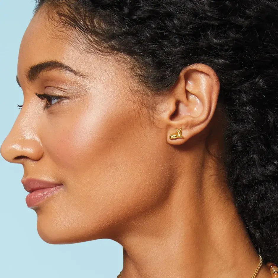The Metropolitan Museum of Art Earrings*Egyptian New Kingdom Cat Stud Earrings