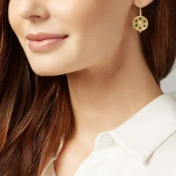 The Metropolitan Museum of Art Earrings*Embellished Disc Drop Earrings
