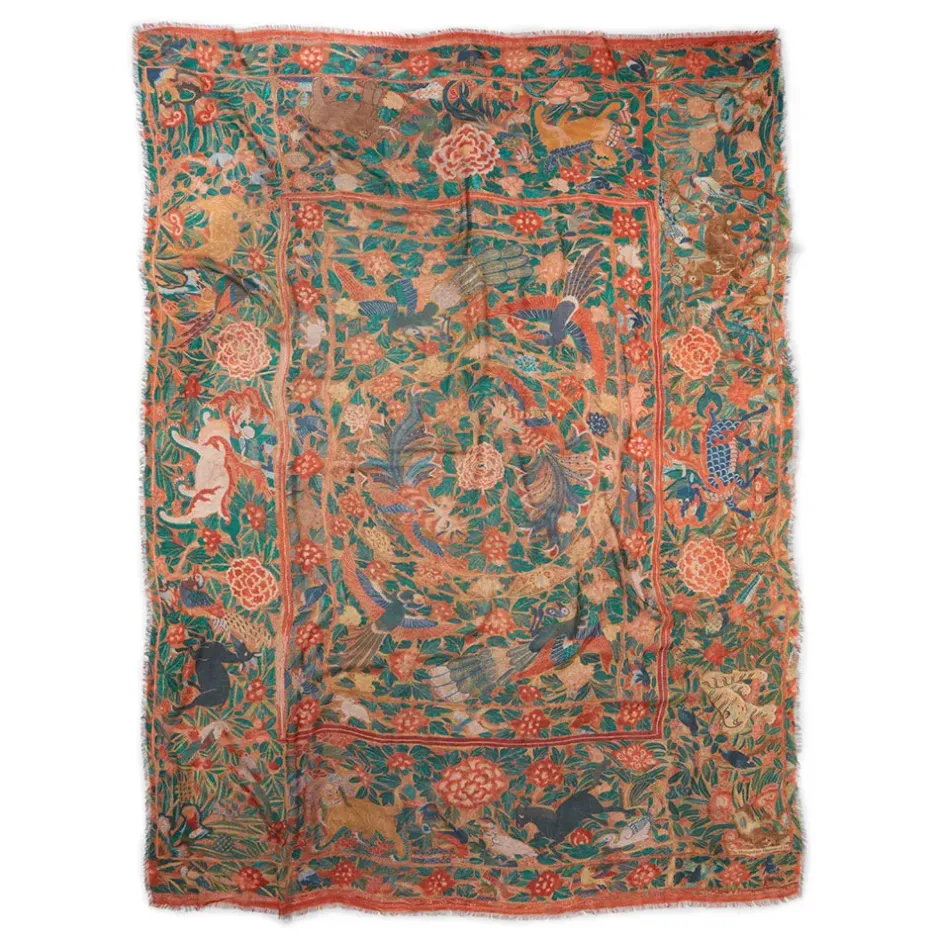 The Metropolitan Museum of Art Scarves & Wraps*Flora And Fauna Oversize Cashmere-Blend Shawl