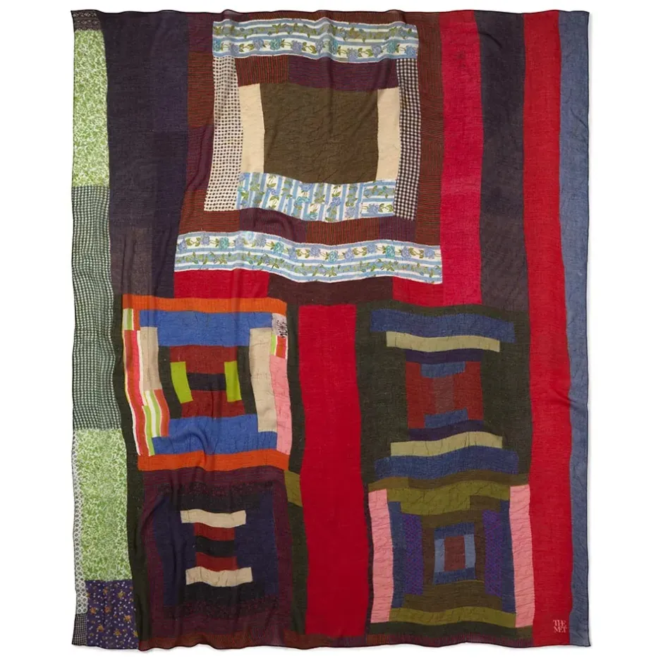 The Metropolitan Museum of Art Scarves & Wraps*Gee'S Bend Pettway Quilt Design Oblong Silk Scarf
