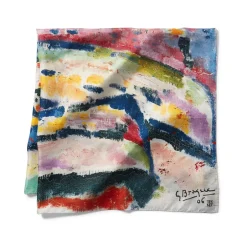 The Metropolitan Museum of Art Scarves & Wraps*Georges Braque Boats On The Beach At L'Estaque Square Silk Scarf