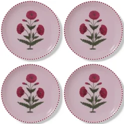 The Metropolitan Museum of Art Tableware*Good Earth Blooming Poppies Dinner Plate Set