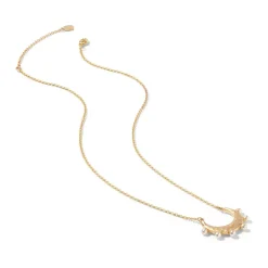 The Metropolitan Museum of Art Necklaces*Hammered Crescent Pearl Pendant Necklace