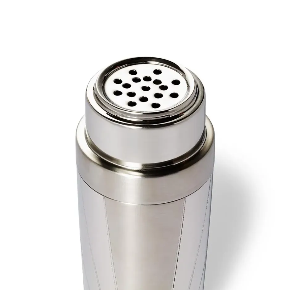 The Metropolitan Museum of Art Tableware*Italian Armor Etched Stainless Steel Cocktail Shaker
