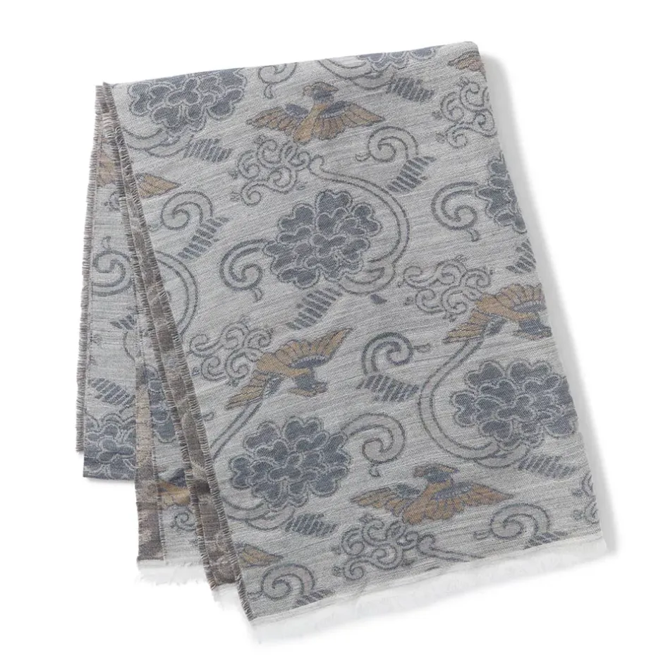 The Metropolitan Museum of Art Scarves & Wraps*Japanese Birds And Flowers Oversize Jacquard Shawl