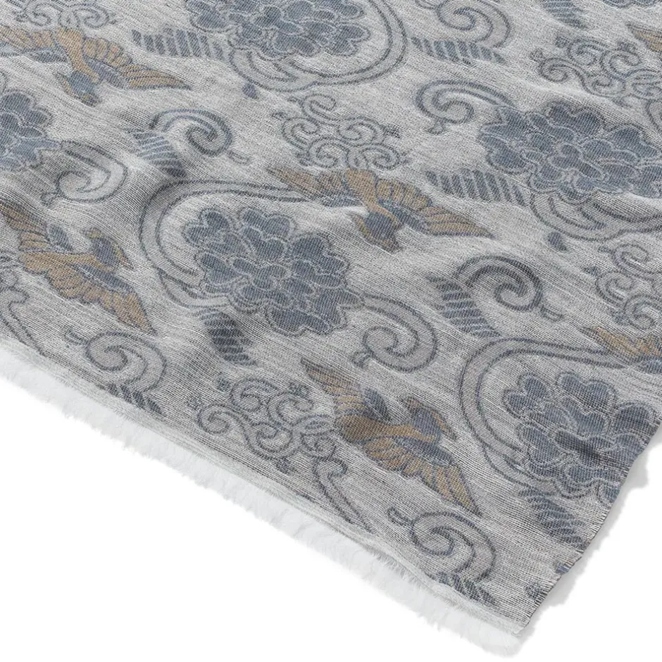 The Metropolitan Museum of Art Scarves & Wraps*Japanese Birds And Flowers Oversize Jacquard Shawl