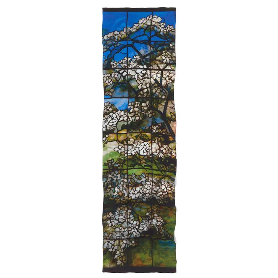 The Metropolitan Museum of Art Scarves & Wraps*Louis C. Tiffany Dogwood Oblong Silk Scarf