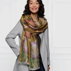 The Metropolitan Museum of Art Scarves & Wraps*Louis C. Tiffany Morning Glories Wool-Blend Shawl