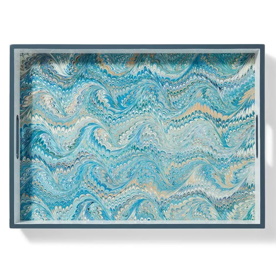 The Metropolitan Museum of Art Decorative Accents*Marbled Paper Lacquer Tray