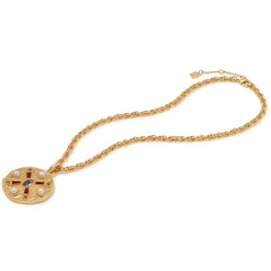 The Metropolitan Museum of Art Necklaces*Medieval Stone Medallion Pendant Necklace