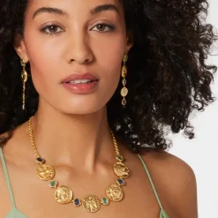 The Metropolitan Museum of Art Earrings*Mediterranean Coin Statement Earrings