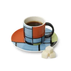 The Metropolitan Museum of Art Tableware*Mondrian Composition Espresso Cup And Saucer
