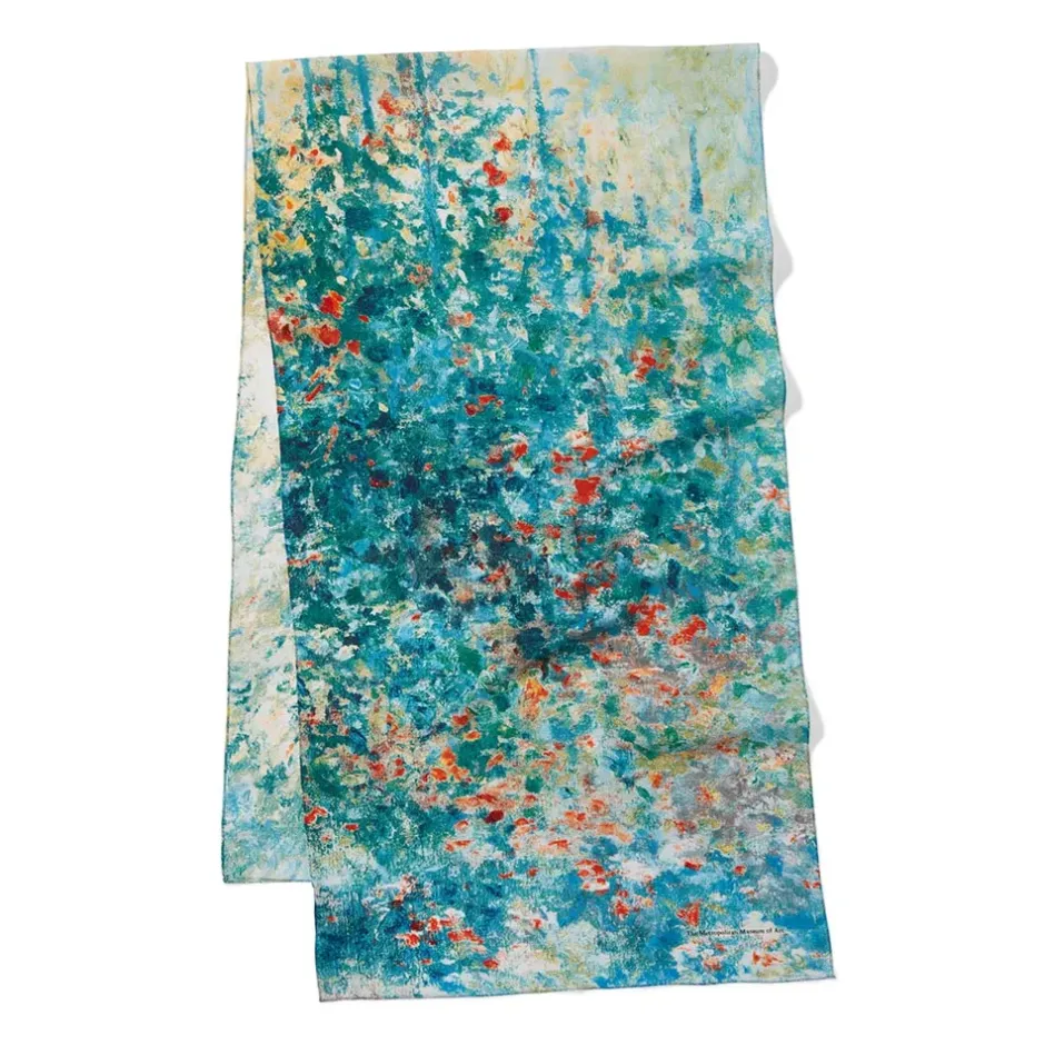 The Metropolitan Museum of Art Scarves & Wraps*Monet Garden At Argenteuil Oblong Silk Scarf