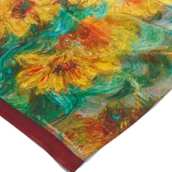 The Metropolitan Museum of Art Scarves & Wraps*Monet Sunflowers Oblong Silk Scarf