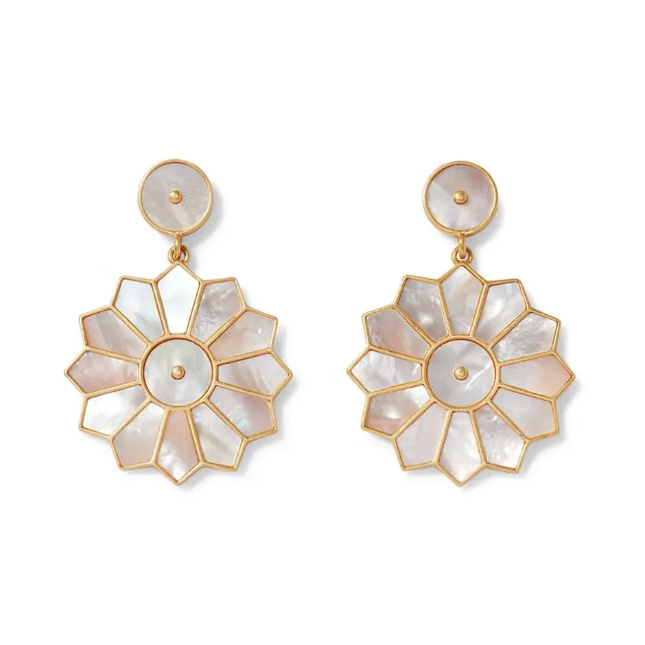 The Metropolitan Museum of Art Jewelry Sets*Mother-Of-Pearl Mosaic Statement Necklace And Earrings Set