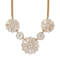 The Metropolitan Museum of Art Jewelry Sets*Mother-Of-Pearl Mosaic Statement Necklace And Earrings Set