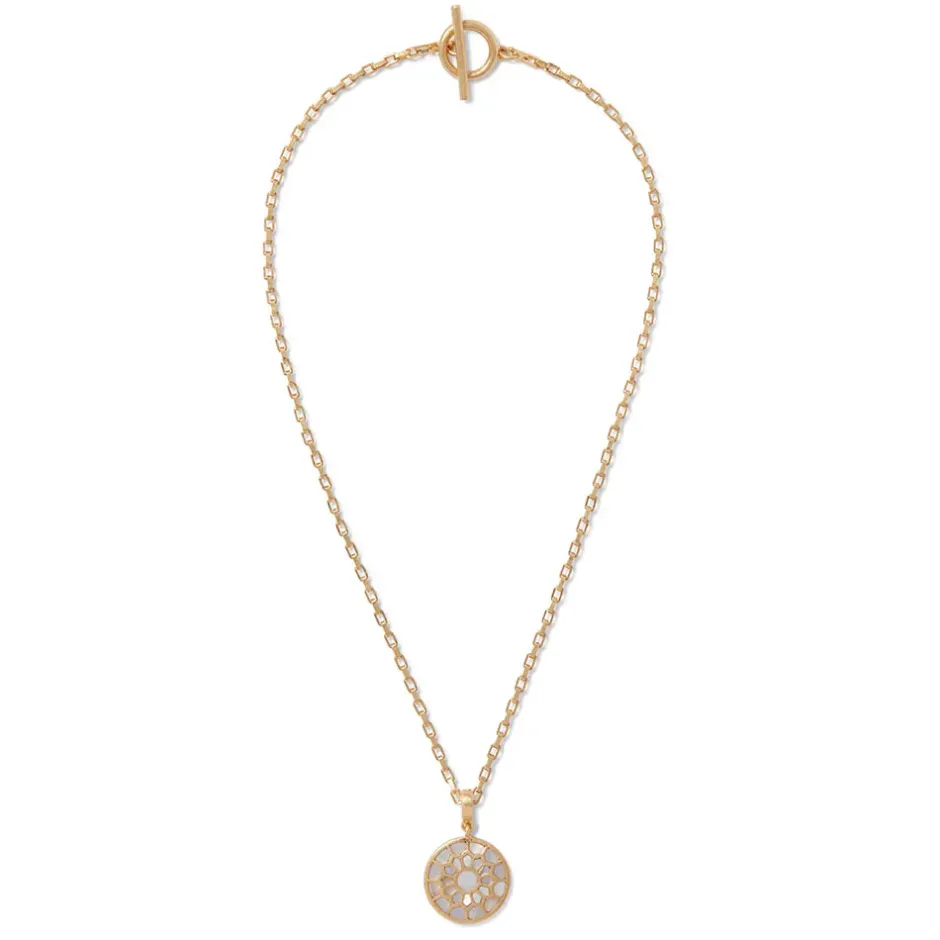 The Metropolitan Museum of Art Necklaces*Mother-Of-Pearl Mosaic T-Bar Pendant Necklace