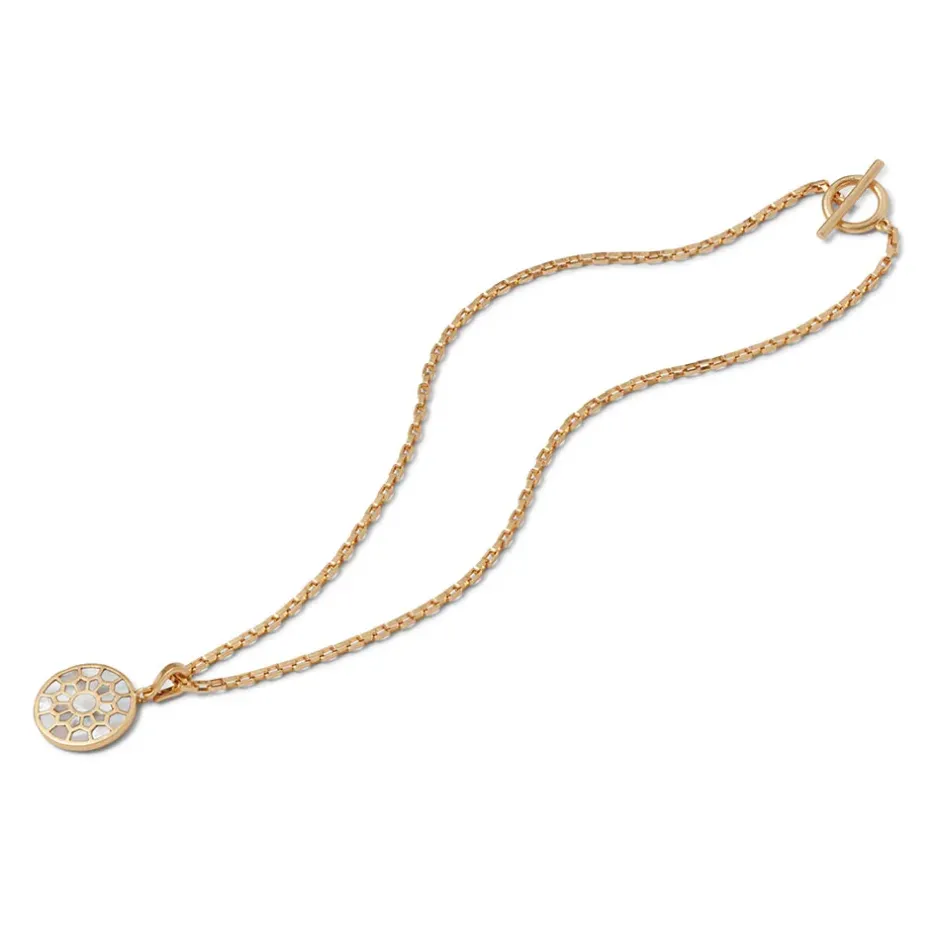 The Metropolitan Museum of Art Necklaces*Mother-Of-Pearl Mosaic T-Bar Pendant Necklace