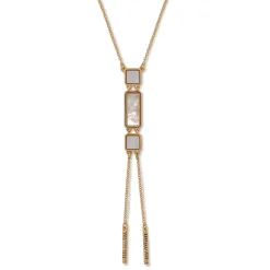 The Metropolitan Museum of Art Necklaces*Mother-Of-Pearl Tile Double Lariat Necklace